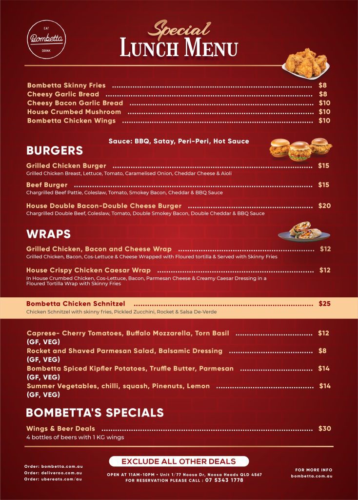 Bombetta Has Now Closed