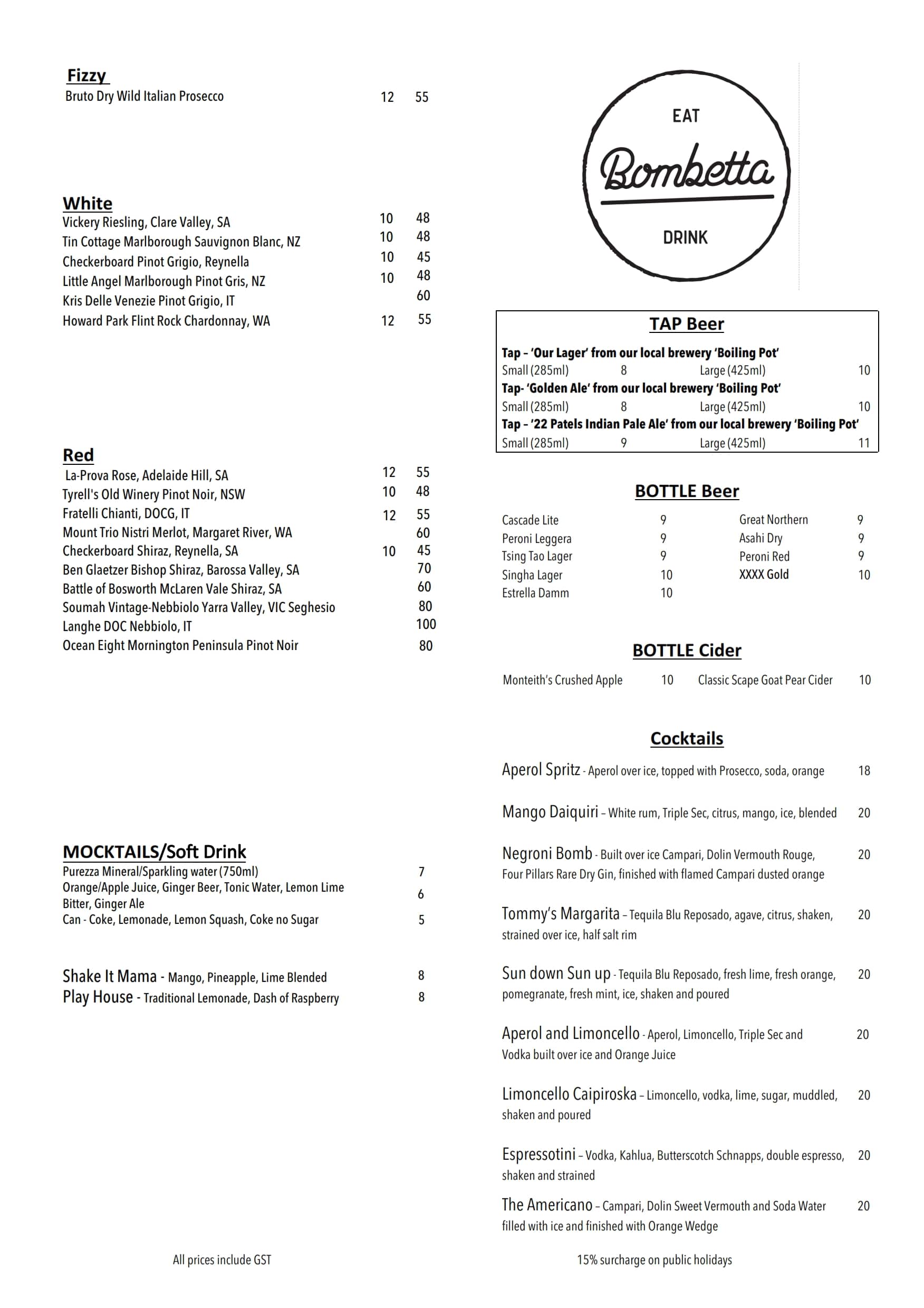 Food & Drinks Menu Pdf 002